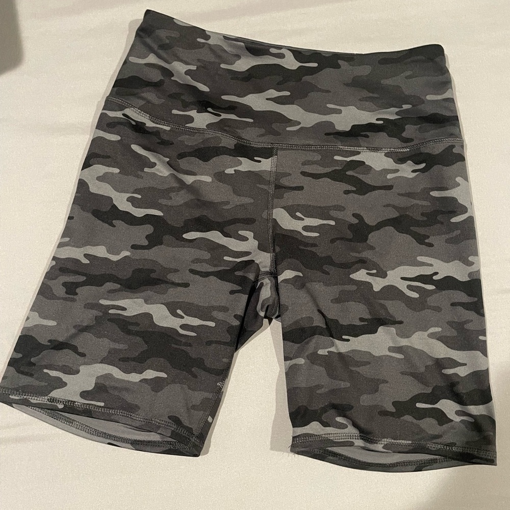 Maurices Gray Camouflage Shorts